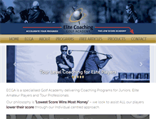 Tablet Screenshot of elitecoaching.com